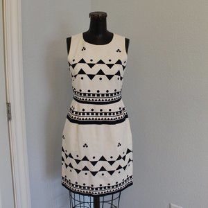 J.Crew Navy and White Dress